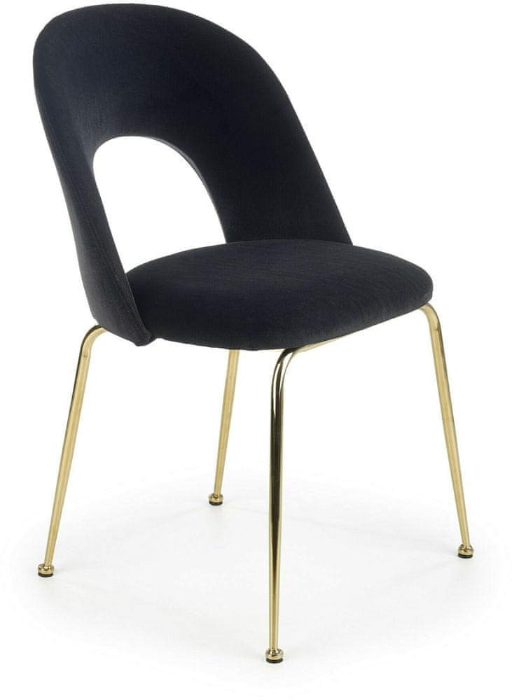 Halmar Jedálenská stolička K385, čierna